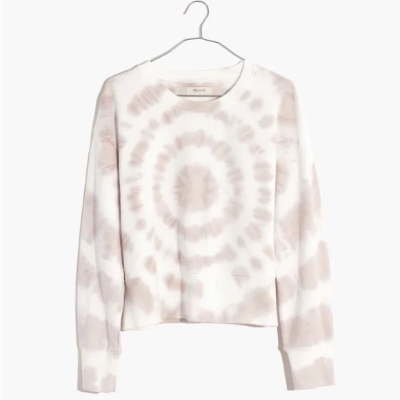 Madewell Tops - Madewell Tie-Dye Crop Sweatshirt